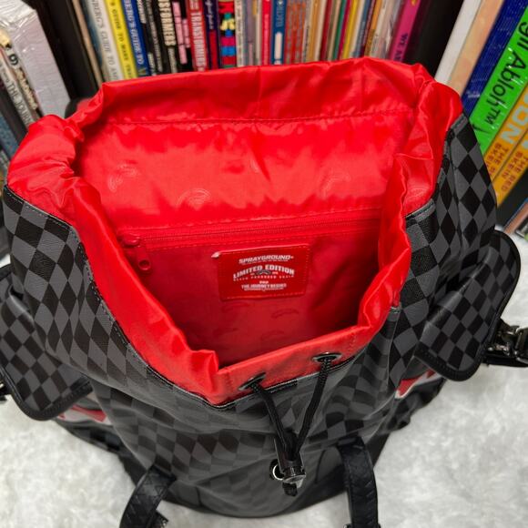 SPRAYGROUND HENNY AIIR TO THE THRONE MONTE CARLO BACKPACK / BOOK BAG - Picture 8 of 9